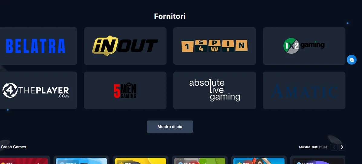 Esplora giochi Crash casino